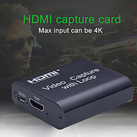 4k hd Videoaufnahmekarte hdmi Video usb2.0 Aufnahme mit Loop-Streaming Live-Übertragungen Videoaufzeichnung für High Definition-Erfassung Lightinthebox