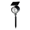 4LED Weiß Solarbetriebene LED Akku Plastic Garden Spotlight (CIS-58090)