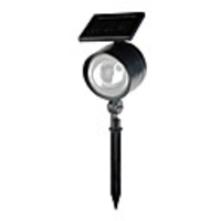 4LED Weiß Solarbetriebene LED Akku Plastic Garden Spotlight (CIS-58090)