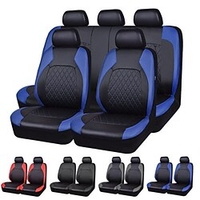 4PCS / 9 Stücke Auto Sitzbezug für Vollständiger Satz Wasserdicht Ergonomisches Design Anti-Rutsch- für Personenkraftwagen / SUV / Lastwagen