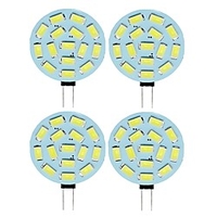 4pcs 2 W LED Doppel-Pin Leuchten 210 lm G4 T 15 LED-Perlen SMD 5730 Warmes Weiß Kühles Weiß 12 V Lightinthebox