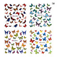 4pcs 2D Finger Nail Sticker