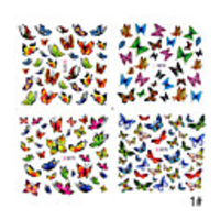 4pcs 2D Sonstiges Material Finger Nail Sticker