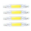 4pcs 4 W Röhrenlampen 400 lm R7S T 1 LED-Perlen COB Wasserfest drehbar Abblendbar Warmes Weiß Kühles Weiß 220-240 V Lightinthebox
