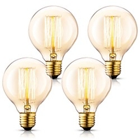 4pcs 40 W E26 / E27 G80 Warmes Gelb 2200 k Glühbirne Vintage Edison Glühbirne 220-240 V Lightinthebox