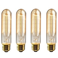 4pcs 40 W E26 / E27 T10 Warmes Gelb 2200 k Glühbirne Vintage Edison Glühbirne 220-240 V Lightinthebox