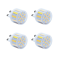 4pcs 8 W LED Mais-Birnen 800 lm G9 T 52 LED-Perlen SMD 2835 Neues Design Party Dekorativ Warmes Weiß Weiß 220 V Lightinthebox