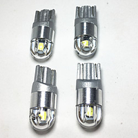 4pcs autolicht w5w t10 led 192 501 heckseitige lampe 3030 smd markierungslampe wy5wcanbus auto styling keil parkkuppelleuchte dc 12v Lightinthebox