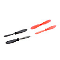4pcs Blades (Black Red) Geeignet für YD928/F180/V252/Hubsan Serie