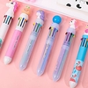 4pcs Stifte mit mehrfarbigen Modellen mehrfarbige Kugelschreiber Stift Typ Schreibwaren Schulbüro Werkzeuge lustige Stift zufällige Farbe Lightinthebox