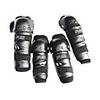 4pcs/pair ATV-Fahrrad-Motorrad Motocross Off-Road Knieschützer Ellbogenschoner Schwarz Einstellbare
