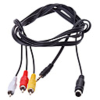 4pin USB zu Audio 3rca/dc3.5mm m / m Kabel (1, 8 m)