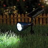 4tlg 0, 1 W Warm White Farbe LED-Solar-Garten-Spotlight Rasen Licht