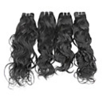 4tlg 12Inch Natural Black natürliche Welle chinesischen Jungfrau-Haar-Webart-Bundles