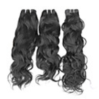 4tlg 14inch Natural Black natürliche Welle brasilianische Jungfrau-Haar-Webart-Bundles
