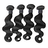 4tlg 16Inch Natural Black Körper-Welle chinesischen Jungfrau-Haar-Webart-Bundles