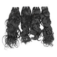 4tlg 16Inch Natural Black natürliche Welle chinesischen Jungfrau-Haar-Webart-Bundles