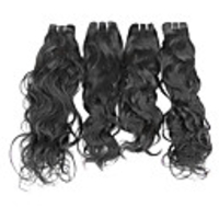 4tlg 18Zoll Natural Black natürliche Welle chinesischen Jungfrau-Haar-Webart-Bundles