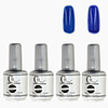4tlg CH Silber Bottle Soak-off UV Gel Set Top Coat Base 2 UV Gel Farbe Builder Gel (No.49-50,  15 ml)