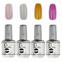 4tlg CH Tränken-weg-Flasche Silber Süßigkeit mischte Farben UV Color Gel Polish Set (NO.77-80,  15 ml)