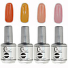 4tlg CH Tränken-weg-Flasche Silber Süßigkeit mischte Farben UV Color Gel Polish Set (Nr.1-4,  15 ml)