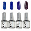 4tlg CH Tränken-weg-Flasche Silber Süßigkeit mischte Farben UV Color Gel Polish Set (Nr.49-52,  15 ml)