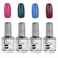 4tlg CH Tränken-weg-Flasche Silber Süßigkeit mischte Farben UV Color Gel Polish Set (Nr.61-64,  15 ml)