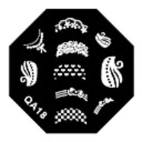 4tlg Nail Art Cartoon Stamping Stempel Vorlage Plates