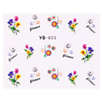 4tlg New Water Transfer Printing Nail Art Stickers (No.53-56)