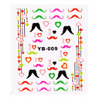 4tlg New Water Transfer Printing Nail Art Stickers (Nr.9-12)