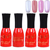 4tlg OV Tränken-weg Red Bottle Süßigkeit mischte Farben UV Color Gel Polish Set (No.113-116,  15 ml)