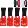 4tlg OV Tränken-weg Red Bottle Süßigkeit mischte Farben UV Color Gel Polish Set (No.137-140,  15 ml)