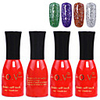 4tlg OV Tränken-weg Red Bottle Süßigkeit mischte Farben UV Color Gel Polish Set (No.181-184,  15 ml)
