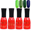 4tlg OV Tränken-weg Red Bottle Süßigkeit mischte Farben UV Color Gel Polish Set (NO.77-80,  15 ml)