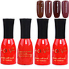 4tlg OV Tränken-weg Red Bottle Süßigkeit mischte Farben UV Color Gel Polish Set (Nr.49-52,  15 ml)