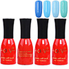 4tlg OV Tränken-weg Red Bottle Süßigkeit mischte Farben UV Color Gel Polish Set (Nr.61-64,  15 ml)