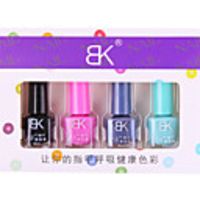 4tlg Pure Color Schnell trocknend Nagellack Anzüge für Magic Dots Muster (8 ml)