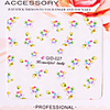 4tlg Water Transfer Printing Leuchtende Blumen Nail Stickers