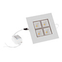 4W 4-LED 400-440LM 3000K Warm White Light LED Panel Light-Platz (85-265V)