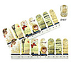 4x7PCS Gnade Nostalgie von Paris Nail Art Sticker