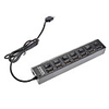 7-1 Super-USB-Hub mit Stromkabel AU Schwarz