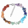 7 Chakra Reiki Frauen Armbänder Kettenglied Karabinerverschluss Heilungsbalance Natur Chip Stein Perlen Meditation Regenbogen Lightinthebox