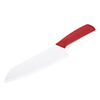 7 "Chefs horizontalen Keramikmesser mit rotem Griff