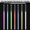 7 Colors LED - Beleuchtung Actionfiguren Lichtschwerter Stimme Doppelklingenlicht Kunststoff Junior Kinder Unisex Spielzeuge Geschenk 2 pcs Lightinthebox
