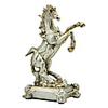 7 "European Style Horse Typ Polyresin Sammlerstück (Silber)