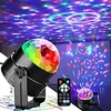 7 farbe dj strobe led disco ball 3w sound control laser projektor rgb bühne lichteffekt licht musik weihnachtsfeier schlafzimmer dekoration Lightinthebox