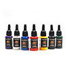 7 Farbe Tattoofarbe Set 7 x 15 ml