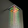 7 Farben ändern LED Chrom Dusche Wasserhahn Head of 8 Zoll
