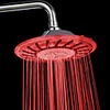 7 Farben ändern LED Chrome Zeitgenössische Dusche Wasserhahn Head of 8 Zoll