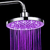 7 Farben ändern LED Zeitgenössische Chrome Dusche Wasserhahn Head of 8 Zoll
